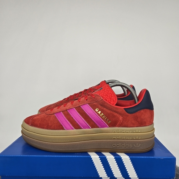 adidas Shoes - New Adidas Gazelle Bold 'Red Lucid Fuchsia' Women's Shoes Size 9.5